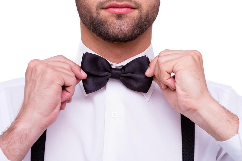 Trilece Bow Ties for Men - Men's Solid Pretied Bowties for Formal Wear - Adjustable Bow Tie - Bow ties for Woman - Image 3